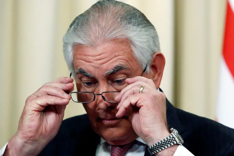 Rex Tillerson: o secretário de Estado presidirá uma reunião do Conselho de Segurança da ONU dedicada à Coreia do Norte (Sergei Karpukhin/Reuters)