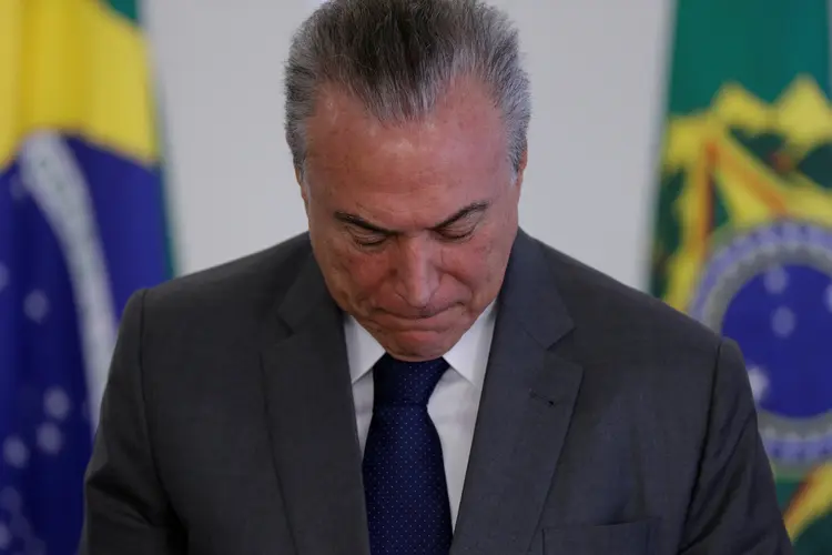 Temer: apesar do discurso confiante, Temer disse que não há plano alternativo em caso de derrota da reforma no Congresso (Ueslei Marcelino/Reuters)