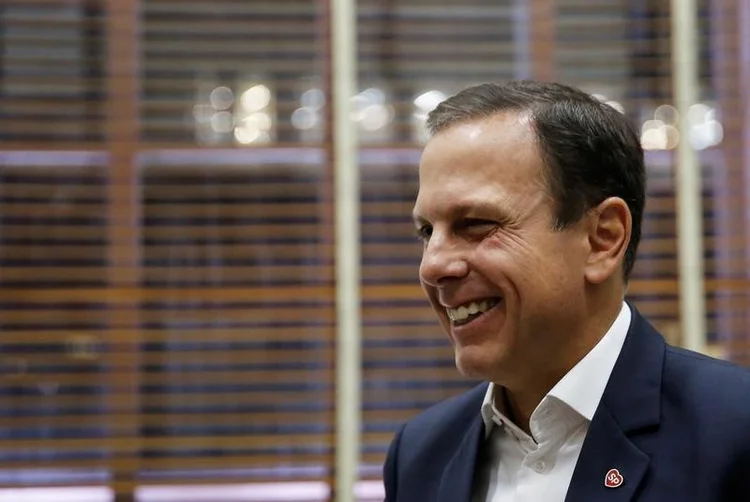 João Doria: "As flores do mal que quiseram me dar ontem, eu dedico ao Lula, à Dilma e aos 14 milhões de desempregados do Brasil" (Nacho Doce/Reuters)