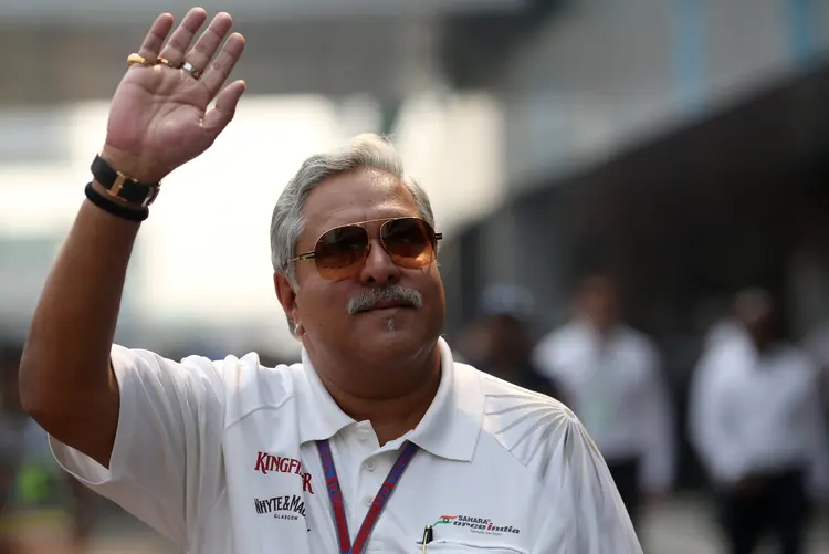 Vijay Mallya, da Force India: avaliação do caso foi adiada para 17 de maio (Ahmad Masood/Reuters)