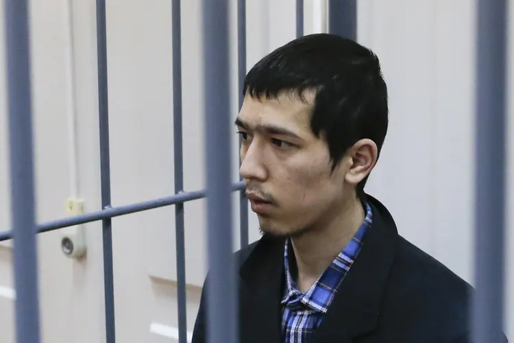 Abror Azimov, suspeito de ataque em metrô na Rússia: "eu não percebi que estava ajudando esse ato" (Sergei Karpukhin/Reuters)