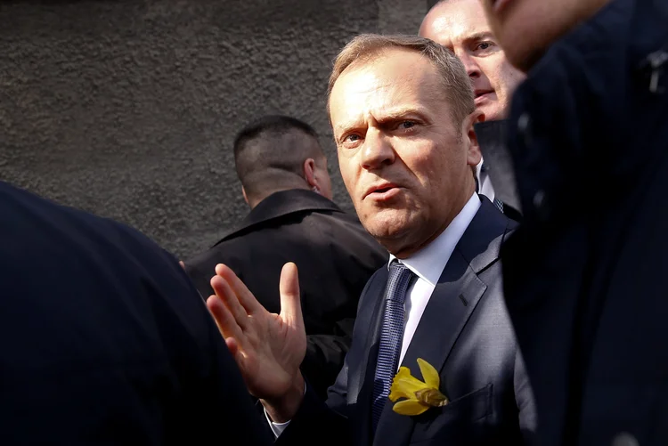 Donald Tusk: "é a única abordagem possível", escreveu Tusk em sua carta (Kacper Pempel/Reuters)