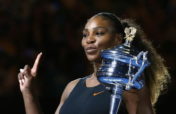 Serena Williams: ela anunciou seu noivado com o cofundador da Reddit, Alexis Ohanian, em dezembro passado (Edgar Su/Reuters)
