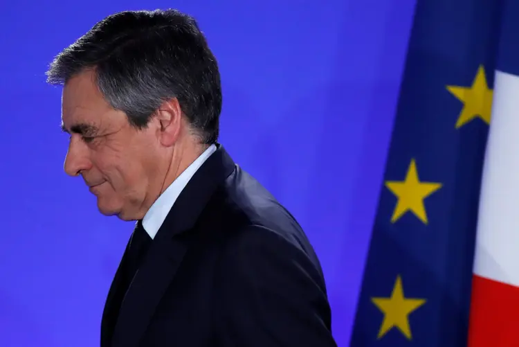 François Fillon: o candidato recebeu pouco menos de 20% dos votos (Christian Hartmann/Reuters)