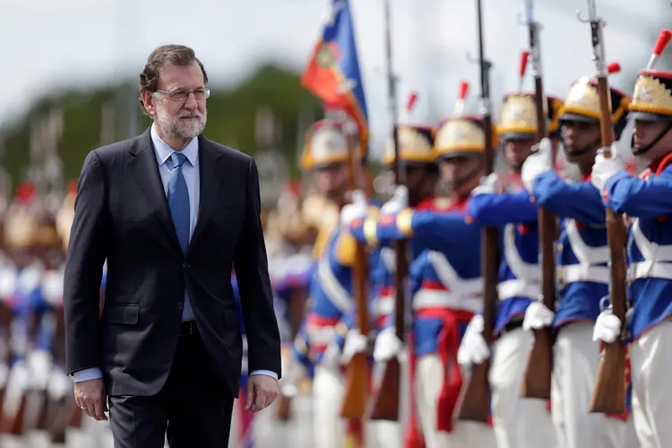 Mariano Rajoy: premiê espanhol disse que ele e Temer coincidiram na abertura ao comércio exterior (Ueslei Marcelino/Reuters)