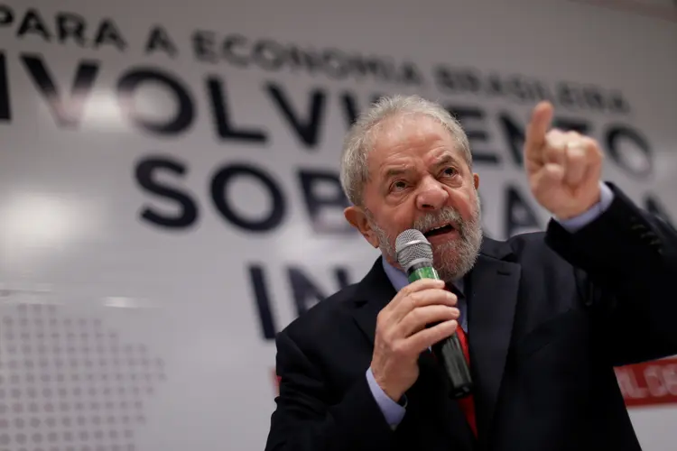 Lula: ' defesa de Lula alegou "constrangimento ilegal com o procedimento" (Ueslei Marcelino/Reuters)