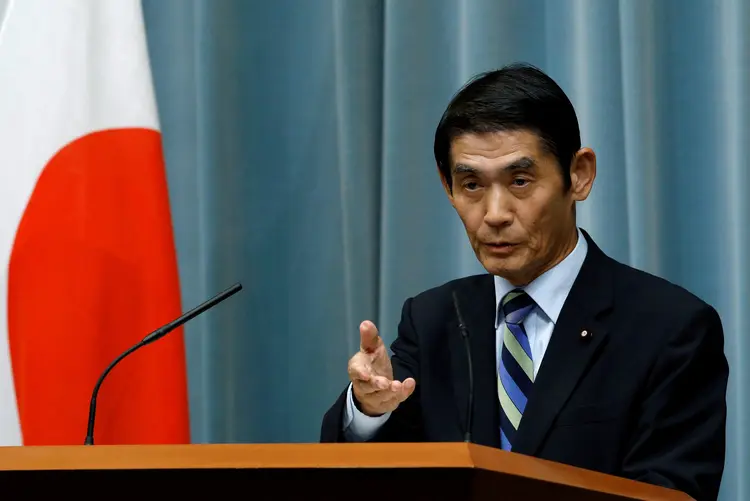 Ministro da Reconstrução japonês Masahiro Imamura pede demissão (REUTERS/Kim Kyung-Hoon/Reuters)