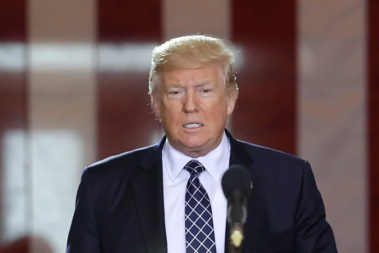 O presidente americano, Donald Trump: demissão de James Comey, diretor do FBI, gerou críticas (Yuri Gripas/Reuters)