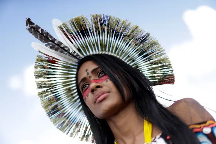Índios: neste 19 de abril, comemora-se o dia do Índio (Ueslei Marcelino/Reuters)