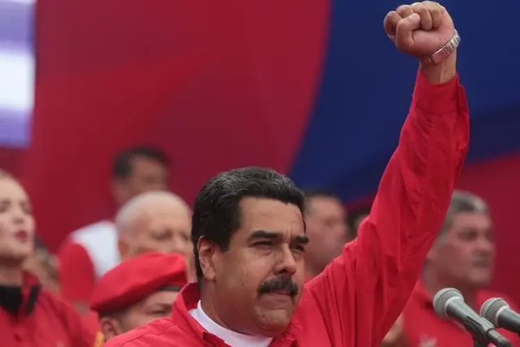Nicolás Maduro: "O destino da Venezuela não é outro, se não o da nossa independência absoluta" (Miraflores Palace/Handout/Reuters)