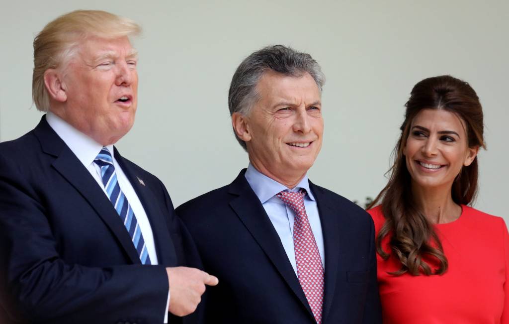 Trump recebe Macri em clima amistoso na Casa Branca