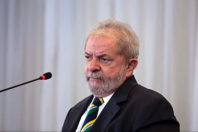 Lula: "Eu sei a quantidade de mentiras contadas a meu respeito 24 horas", afirmou (Patricia Monteiro/Bloomberg)