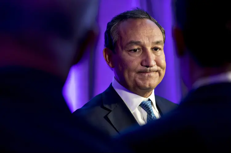 Oscar Munoz, CEO da United Airlines: aérea vive momentos de turbulência (Andrew Harrer/Bloomberg/Bloomberg)