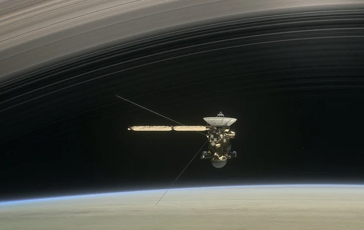 A Sonda Cassini foi lançada ao espaço em 1997 (NASA/JPL-Caltech/Divulgação)