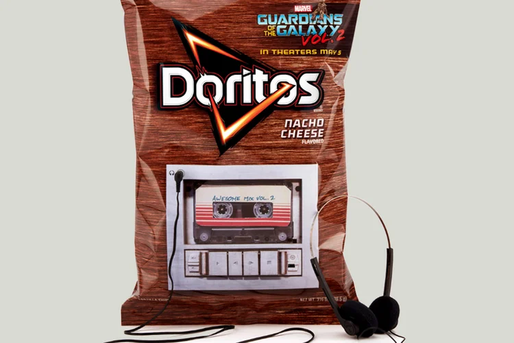 Doritos: inovador pacote só precisará de um fone de ouvido para que o consumidor curta a música (Foto/Divulgação)