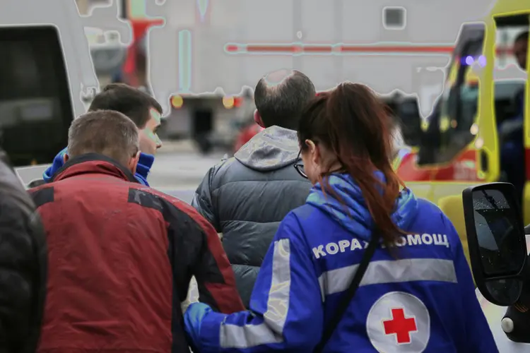 Explosões: entre 25 e 32 feridos foram transferidos para hospitais, dos quais seis se encontram em estado grave (Anton Vaganov/Reuters)