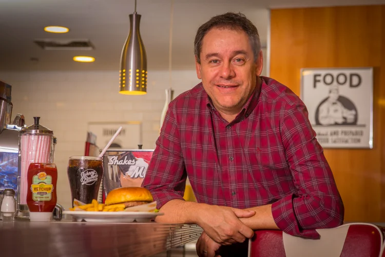 Antônio Augusto de Souza, master franqueado da Johnny Rockets: ele começou no mundo das franquias ao abrir uma unidade do McDonald's (Johnny Rockets/Divulgação)