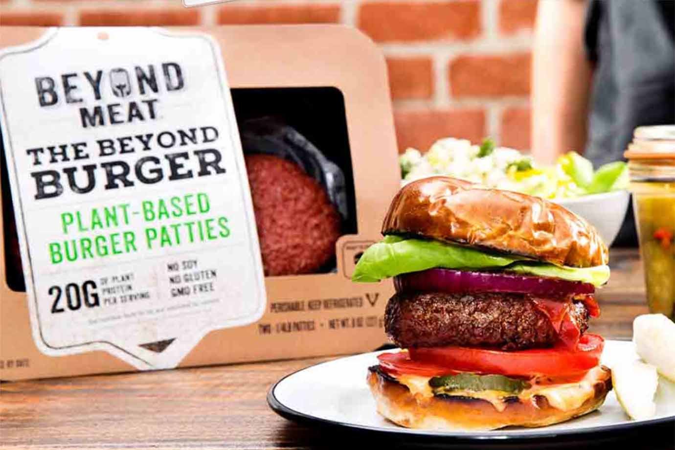 Beyond Meat, de hambúrguer vegano, sobe 163% em estreia na Nasdaq