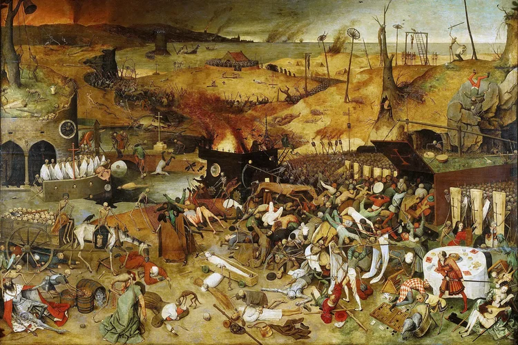 "O Triunfo da Morte", de Peter Bruegel, quadro de 1562 (Reprodução/Wikimedia Commons)