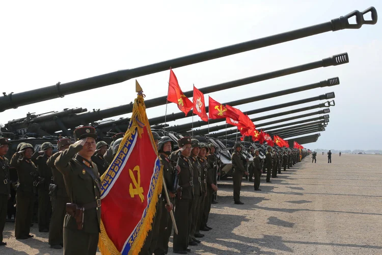 Coreia do Norte: o novo ensaio armamentista norte-coreano também foi confirmado pelo Pentágono e pela Coreia do Sul (KCNA/Reuters)