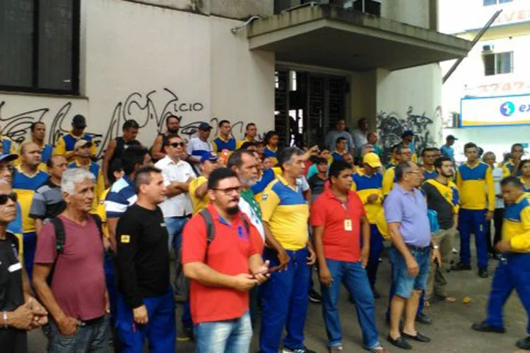 Correios: funcionários do Pará aderem à greve geral (Twitter CUT/Divulgação)