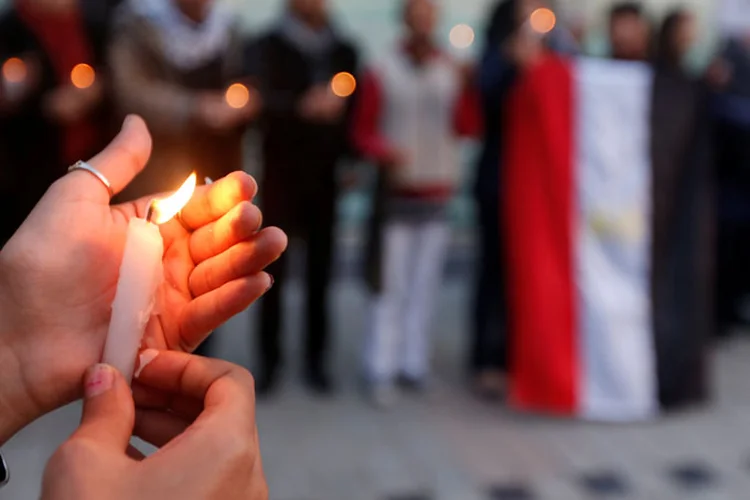 Egito: os ataques tiveram como alvo as catedrais cristãs coptas das cidades de Tanta e Alexandria, e foram reivindicados pelo grupo terrorista EI (Zoubeir Souissi/Reuters)