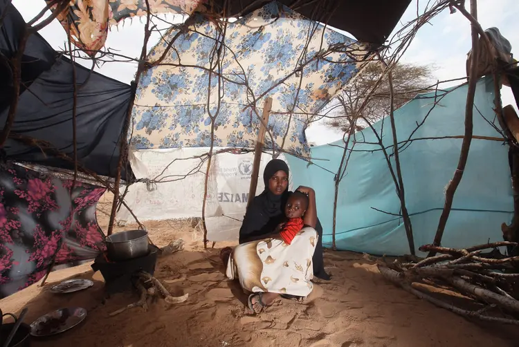 Fome: mais de 20 milhões de pessoas em cinco países estão à beira da inanição (Oli Scarff/Getty Images)