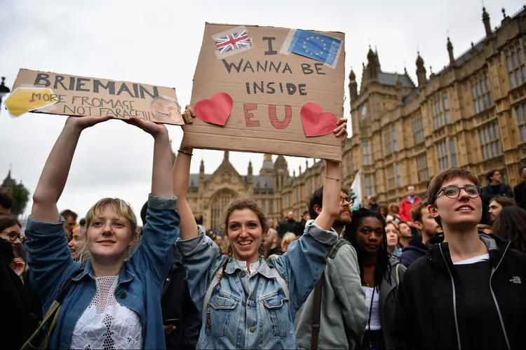 Brexit: 39% dos entrevistados acreditam que o Reino Unido fora da UE terá uma situação pior (Jeff J Mitchell/Getty Images)
