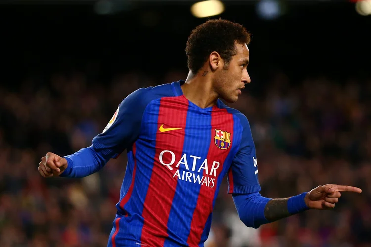 Neymar: o jogador aparece junto com, entre outros, a ginasta Simone Biles e a estrela do futebol americano Tom Brady (Dan Istitene/Getty Images)