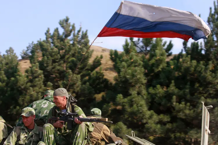 Rússia: "Estamos diante de uma clara agressão contra a Síria", advertiu o porta-voz (Uriel Sinai/Getty Images)