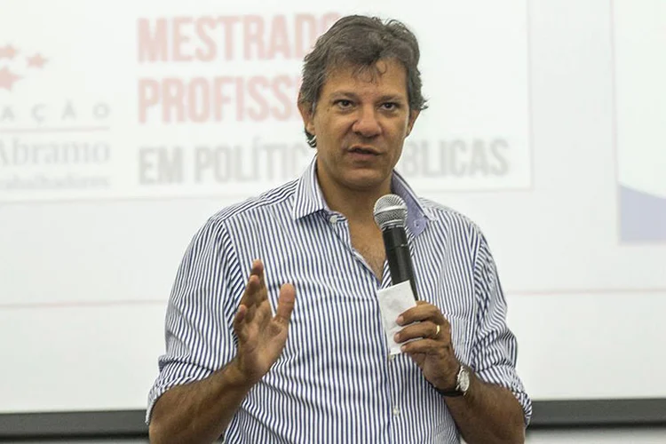 Haddad: "não tenho a menor pretensão de que argumentos racionais façam diferença para aqueles que optaram pelo obscurantismo", disse o ex-prefeito (Fernando Haddad/Divulgação)