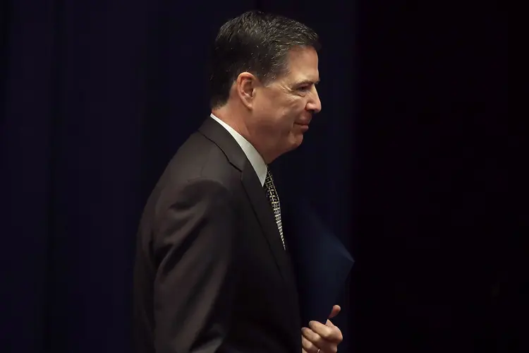 James Comey: fontes próximas a Comey asseguraram depois que o ex-funcionário "não está preocupado" com ameaça de Trump e que sua reação foi que "tomara que haja fitas" (Mark Wilson/Getty Images)