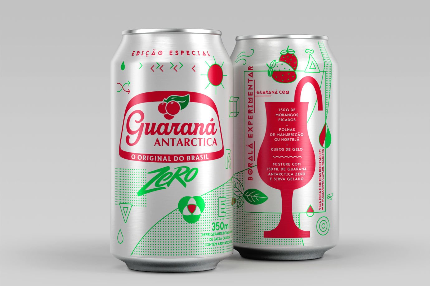 Guaraná Antarctica lança novas latas com receitas de drinks