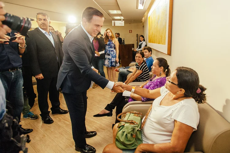 João Doria: governador implantou o Corujão da Saúde na capital paulista enquanto prefeito (Leon Rodrigues/Ascom-PMSP)
