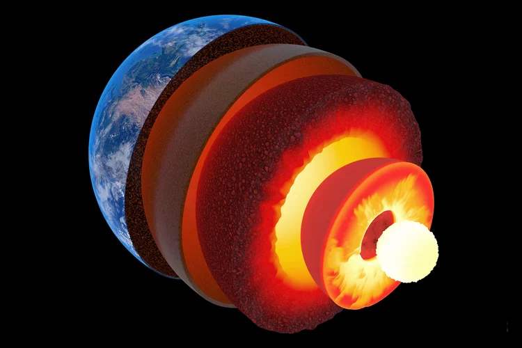 Terra: mais de 80% do planeta é composto de manto (Thinkstock/Reprodução)