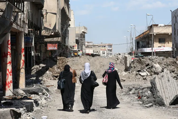 Mosul: a maioria dos que tiveram que deixar suas casas o fizeram durante a fase mais recente desta ofensiva (Andres Martinez Casares/Reuters)