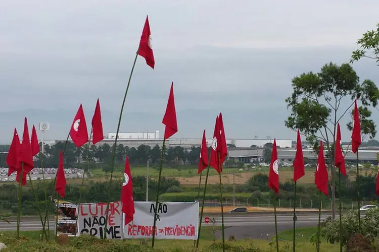 MST: uma das propriedades fica em Taubaté, no Vale do Paraíba, interior do estado, às margens da rodovia Presidente Dutra, na altura do km 119 (MST - Movimento dos Trabalhadores sem Terra/Facebook/Divulgação)