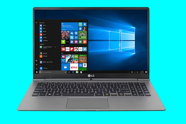 LG: empresa aposta em notebook com tela grande e de fácil portabilidade  (LG/Divulgação)