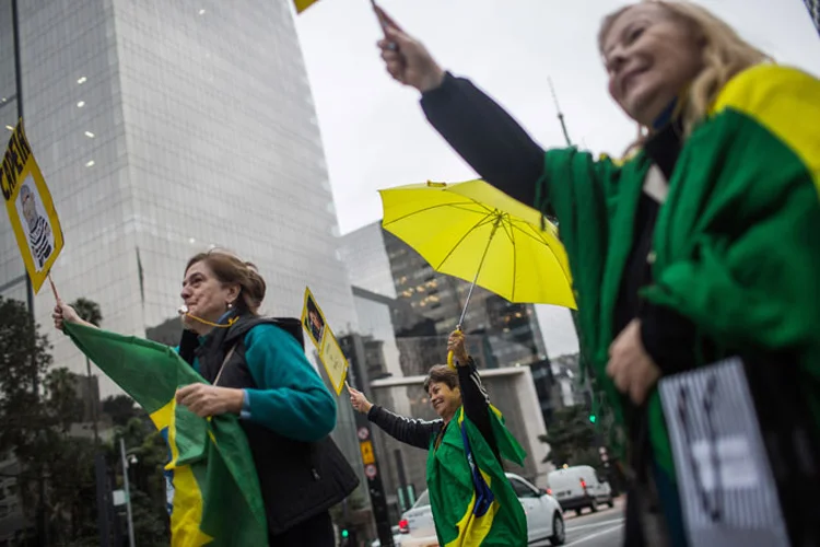 Protesto em 2016: no ato de hoje, a expectativa é que os participantes sejam, na maioria, integrantes do próprio movimento (Victor Moriyama/Getty Images)