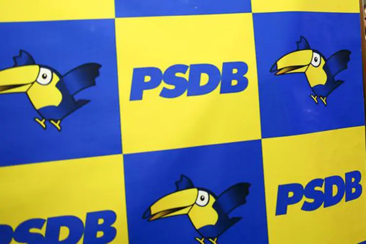 Bandeira do PSDB: partido criou enquete sobre Lula (Marcelo Camargo/Agência Brasil)