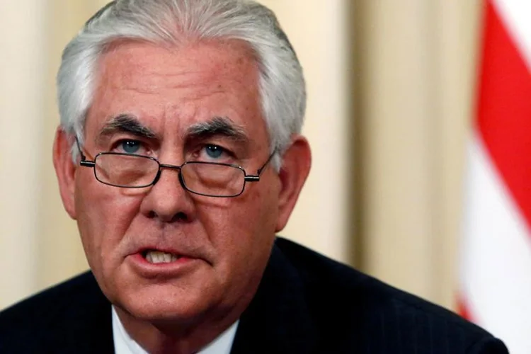 Rex Tillerson: segundo a informação difundida por Goldstein, o então secretário soube que tinha sido demitido através de tweet de Trump, que sequer lhe telefonou para informá-lo (Sergei Karpukhin/Reuters)