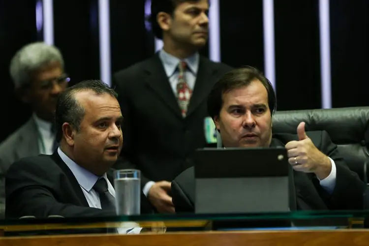 Rodrigo Maia: o presidente da Câmara quer que a votação da reforma seja concluída hoje (Agência Brasil/Agência Brasil)