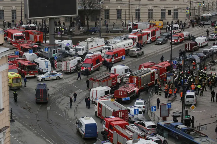Rússia: o ataque deixou pelo menos dez mortos e aproximadamente 50 feridos (Anton Vaganov/Reuters)