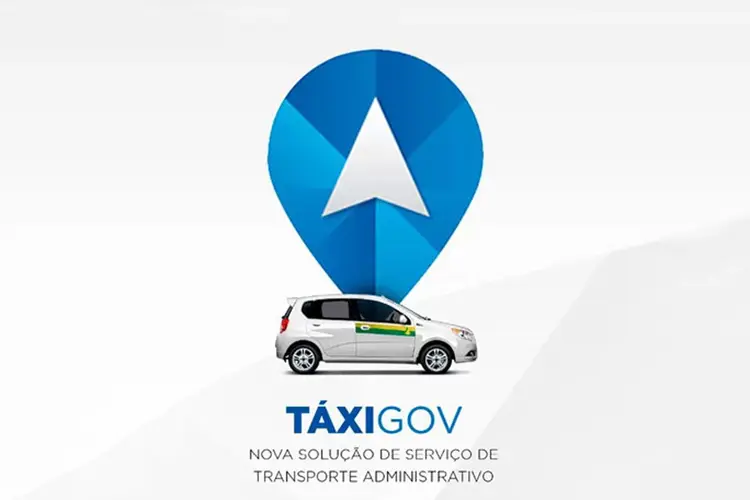 TáxiGov: o modelo, que opera com o auxílio de um aplicativo, substitui esquemas como a locação e a compra de frota própria de veículos (Ministério do Planejamento/Divulgação)