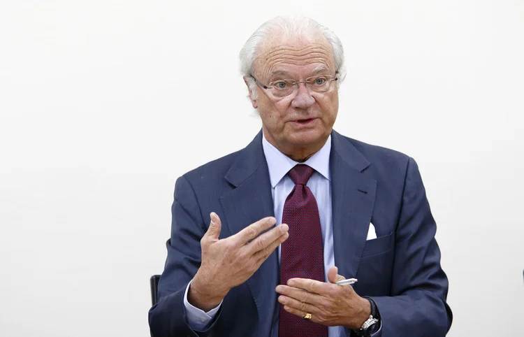 Rei Carl XVI Gustaf da Suécia: incentivo para que mais startups suecas venham ao Brasil  (Tomohiro Ohsumi/Getty Images)