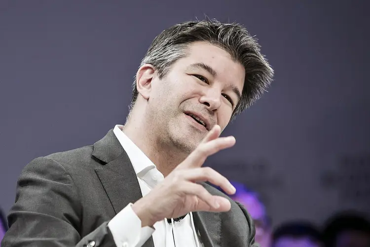 Travis Kalanick: conselho de Uber se reuniu no domingo para discutir as questões relacionadas à investigação envolvendo a empresa (Qilai Shen/Bloomberg)