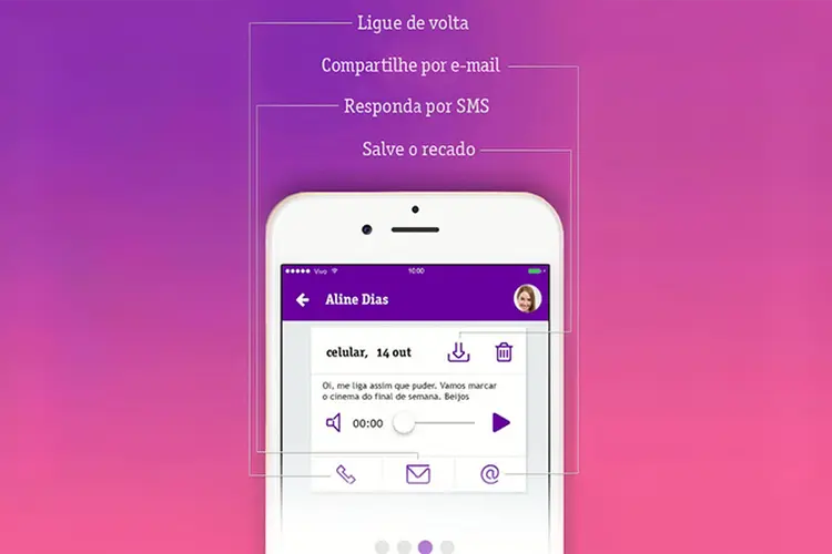Vivo: app da operadora transcreve mensagens de voz para texto (Vivo/Reprodução)