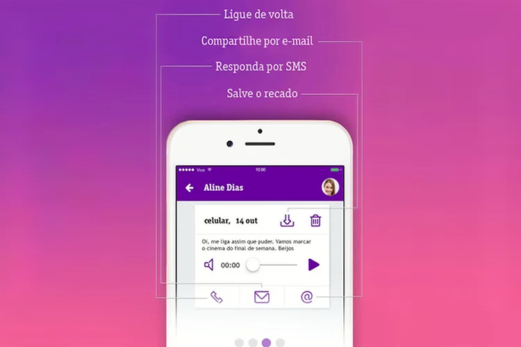 Vivo: app da operadora transcreve mensagens de voz para texto (Vivo/Reprodução)