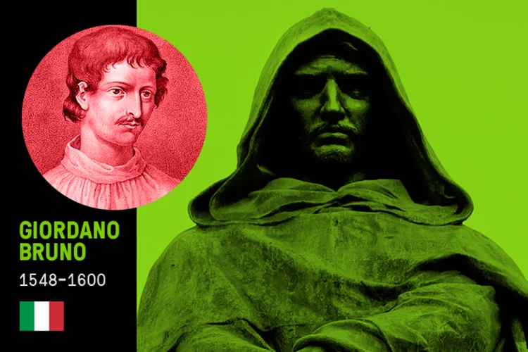 Giordano Bruno: frade italiano nascido em 1548 entrou para a história após questionar abertamente crenças fundamentais da Igreja Católica (Superinteressante/Wikimedia Commons)