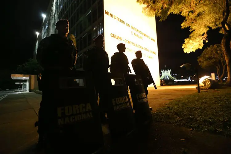 Protestos em Brasília: esquema de segurança abrangerá 1,4 mil agentes da Polícia Militar e 100 policiais civis (Fabio Rodrigues Pozzebom/Agência Brasil)